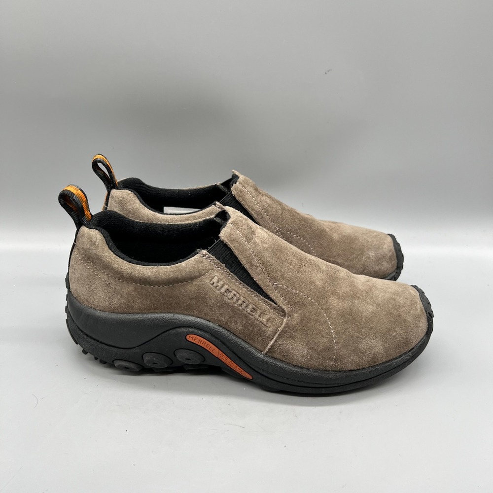 Merrell Shoes Womens 8 Brown Suede Jungle Moc Slip On Comfort Walking Casual